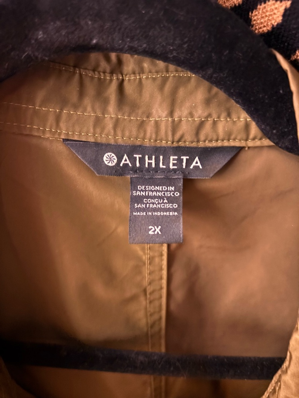Athleta Olive Green Utility Vest-Womens plus - Picture 6 of 6